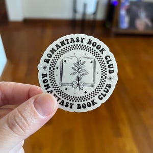 Romantasy Book Club Sticker | Romantasy Sticker | Kindle Stickers | Reader Stickers | Cute Kindle Sticker