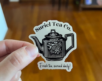 Suriel Tea Co. "Predict Your Future" Sticker | ACOTAR Sticker | Kindle Stickers | Suriel Tea Co Sticker | Actually Handmade