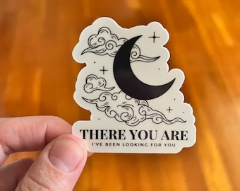 There You Are I've Been Looking For You Sticker | A Court of Thorns and Roses | Kindle | ACOTAR Sticker | Booktok Sticker |Actually Handmade