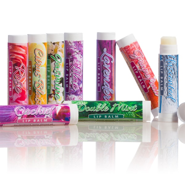 Naturally Scented Lip Balm Various Scents