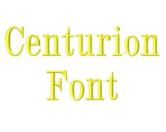 Sale! Centurion Embroidery Fonts 3 Fonts PES Fonts Alphabets Embroidery BX Fonts Embroidery Designs Letters - Instant Download