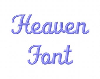 Sale! Heaven Embroidery Fonts 3 Fonts PES Fonts Alphabets Embroidery BX Fonts Embroidery Designs Letters - Instant Download