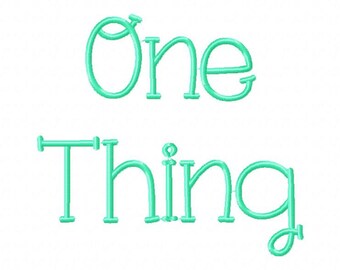 Sale! One thing Embroidery Fonts 3 Fonts PES Fonts Alphabets Embroiderey BX Fonts Embroidery Designs Letters - Instant Download