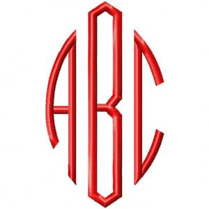 Sale! Ark Monogram Embroidery Fonts 7 Fonts  PES Fonts Alphabets Embroidery BX Fonts Monogram Font Embroidery Designs Letters