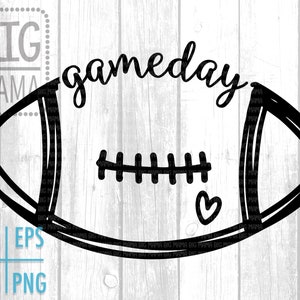 Game Day svg, Game Day Football svg eps png dxf, svg Files For Cricut, Files Cut, Silhoutte Cameo, ScanNCut, svg Designs