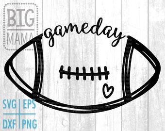 Game Day svg, Game Day Football svg eps png dxf, svg Files For Cricut, Files Cut, Silhoutte Cameo, ScanNCut, svg Designs