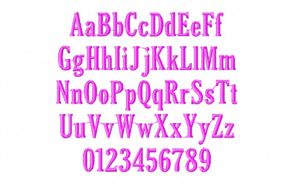 Sale Cheltenham Tall Embroidery Fonts 4 Fonts PES Fonts Etsy