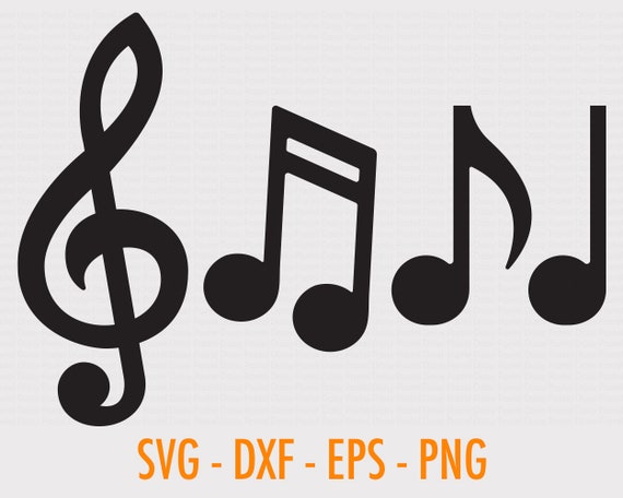 Music Note Svg Note Svg Music Svg Eps Png Dxf Svg Files for - Etsy Finland