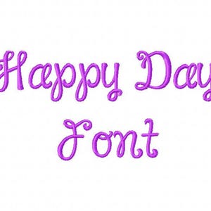 Verkauf! Happy day Stickschrift Schriften 3 Schriften PES Schriften Alphabete Embroiderey SX Schriften Stickdateien Buchstaben - Instant Download