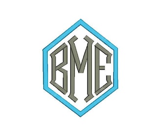 Sale! Point Monogram Embroidery Fonts 3 Fonts  PES Fonts Alphabets Embroidery BX Fonts Monogram Font Embroidery Designs Letters