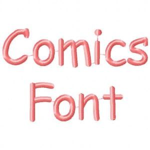 Sale! Comics Embroidery Fonts 4 Fonts  PES Fonts Alphabets Embroidery BX Fonts Embroidery Designs Letters - Instant Download