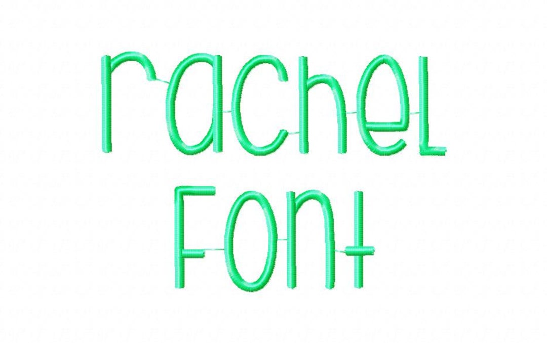 Rachel Lettering Cursive Sale! Rachel Embroidery Fonts 6 Fonts PES Fonts Alphabets Embroidery BX ...