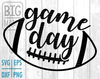 Game Day svg, Game Day Football svg eps png dxf, svg Files For Cricut, Files Cut, Silhoutte Cameo, ScanNCut, svg Designs