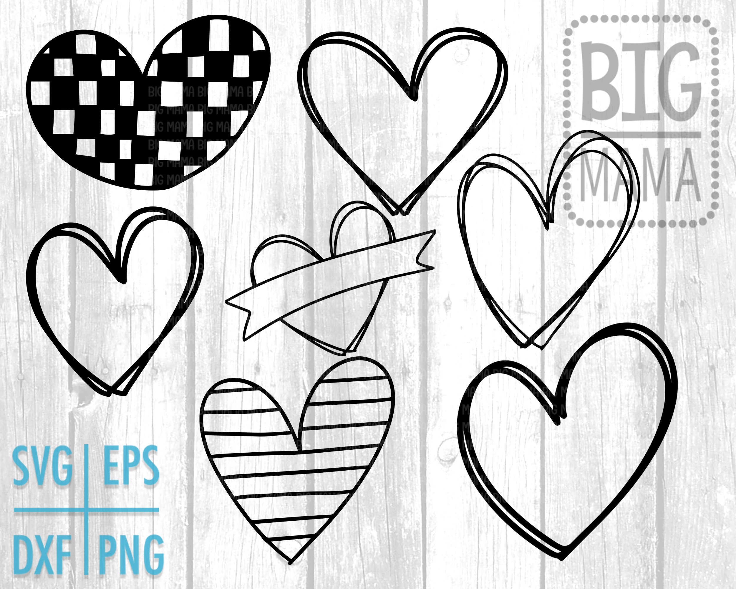 Heart Bundle Svg, Bundle Svg , Heart Svg Svg Eps Png Dxf, Svg Files for ...