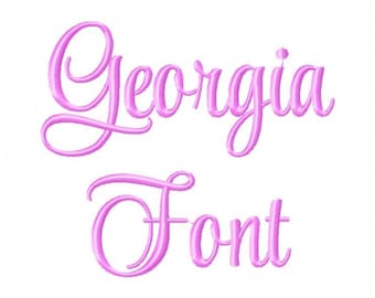 Ausverkauf! Georgien Embroidery Fonts 5 Download Schriftarten PES Schriftarten Alphabete Stickerei BX Schriftarten Stickerei Designs Buchstaben - Instant