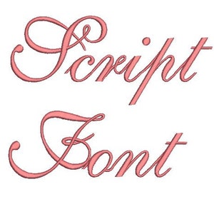 Sale! Script Embroidery Fonts 3 Fonts  PES Fonts Alphabets Embroiderey BX Fonts Embroidery Designs Letters - Instant Download