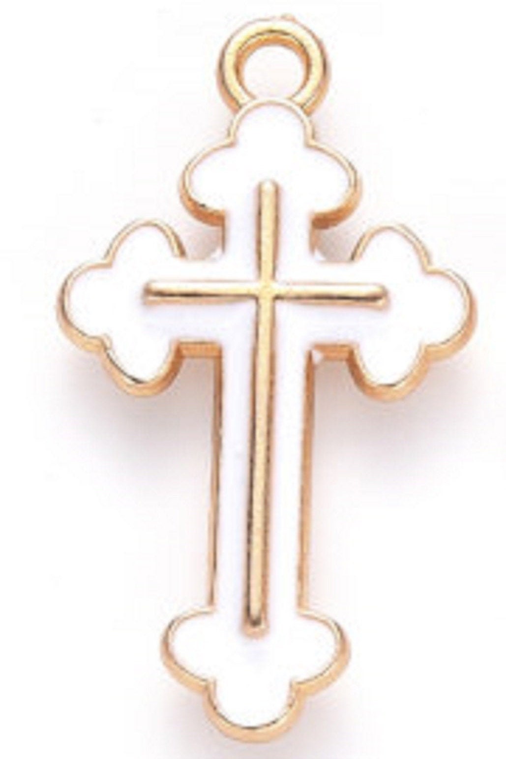 30 pcs Enamel cross pendant 25mm long 14mm wide 2mm thick Etsy