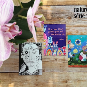 illustrated postcards