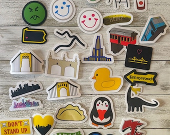 Pittsburgh themed sticker packs
