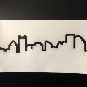 Vinyl Decal Pittsburgh Skyline
