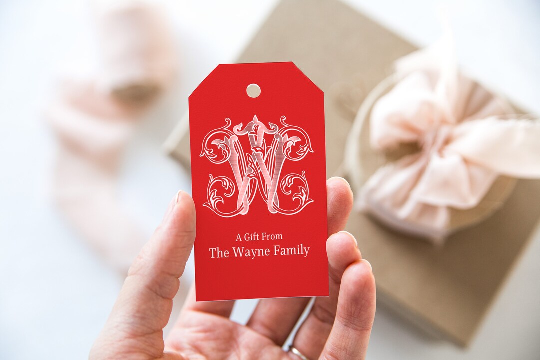 Personalized Gift Tags, Custom Family Gift Tags, Gift Labels, Gift