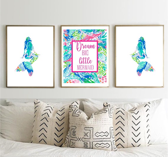 little mermaid baby room