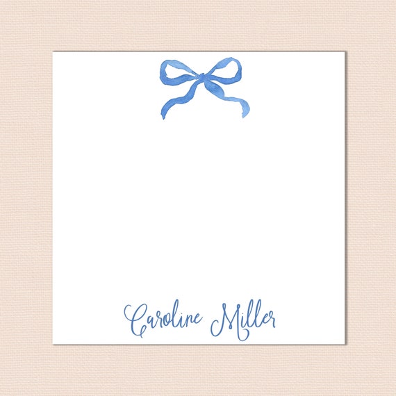 Buy Preppy Bow Note Pad Tear Off Notepad Co Worker Gift Mom Online In India Etsy
