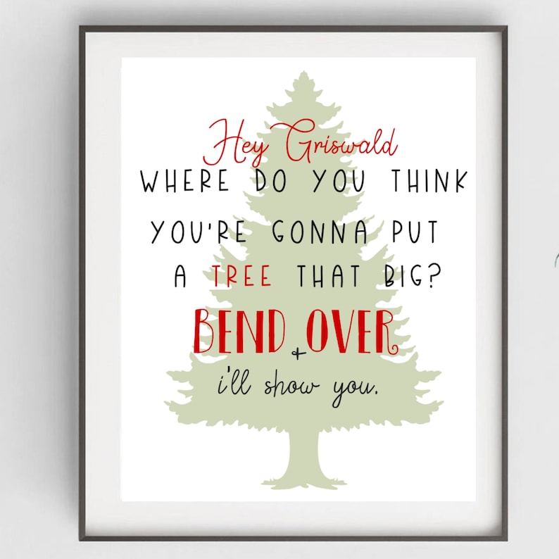 Christmas Vacation movie quotes griswald where are you gonna  Etsy