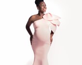 Pink Maternity Gown Dress for Photo Shoot Baby Shower Pregnancy Dress Wedding dress Maxi Long Convertible Formal Dress Bridesmaid Gown Party