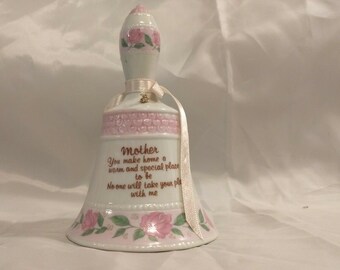 Vintage Pretty Pink Mother's Bell