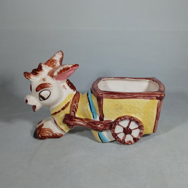 Donkey Pulling Cart Etsy