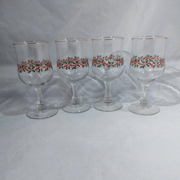 Christmas Stemware Etsy