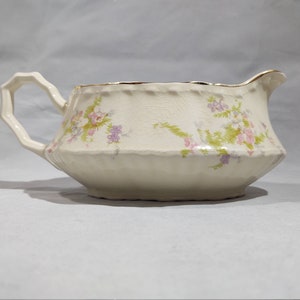 Crooksville China Spring Blossom Gravy Boat