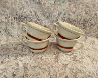 Wellsville Teacups Set of 4