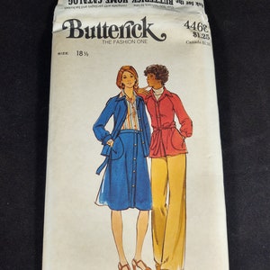 Vintage Butterrick pattern #4466 Size 18 1/2