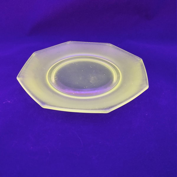 Glass Dessert Plate Etsy