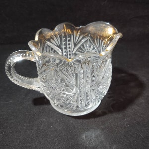 Antiker Milchkännchen von Tarentum Glass Company