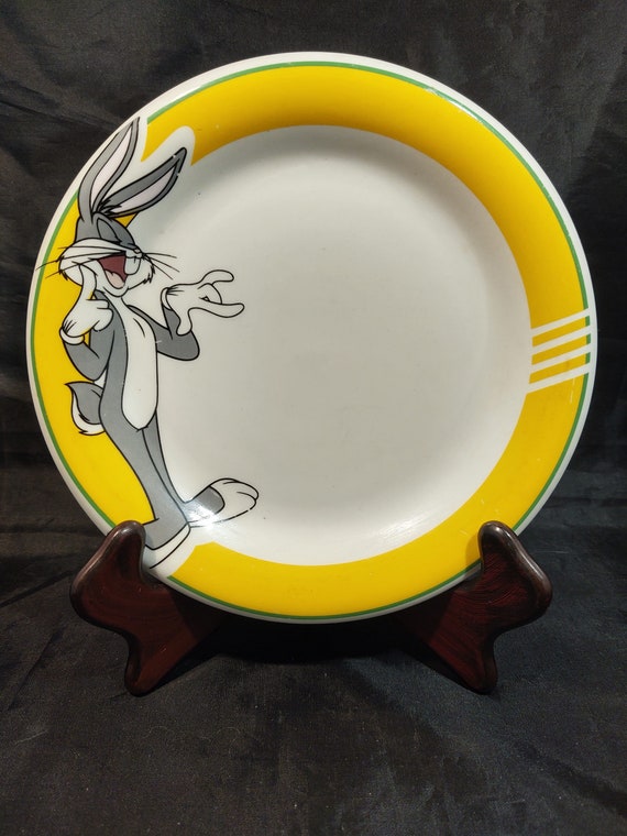 1998 Bugs Bunny Looney Tunes Plate - Etsy