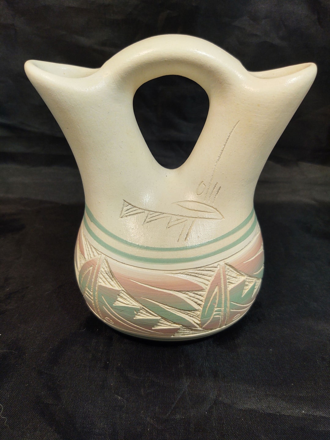 Native American Wedding Vase Artist Signed - Etsy