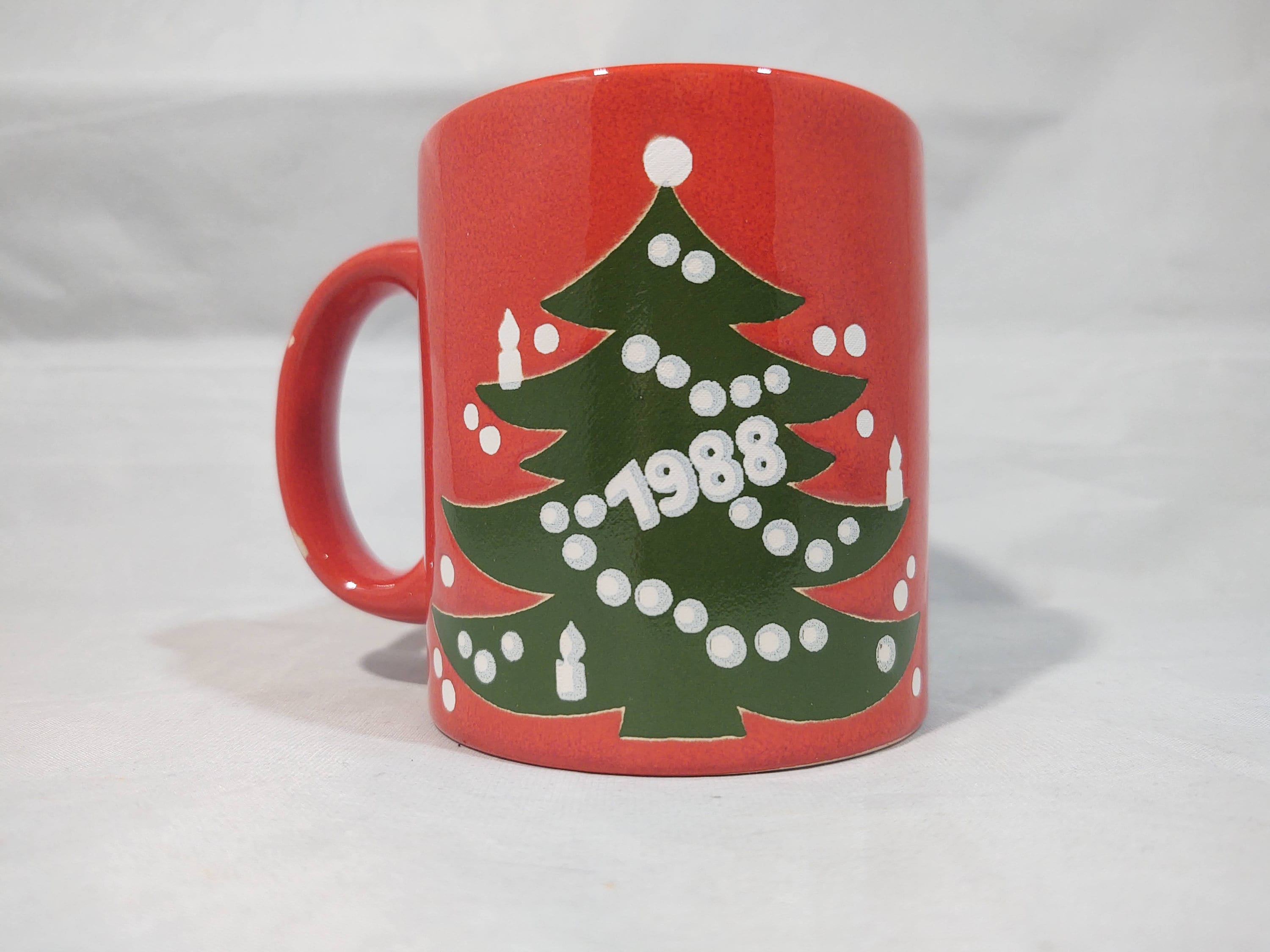 Vintage Waechtersbach Christmas Tree  Mug 1988