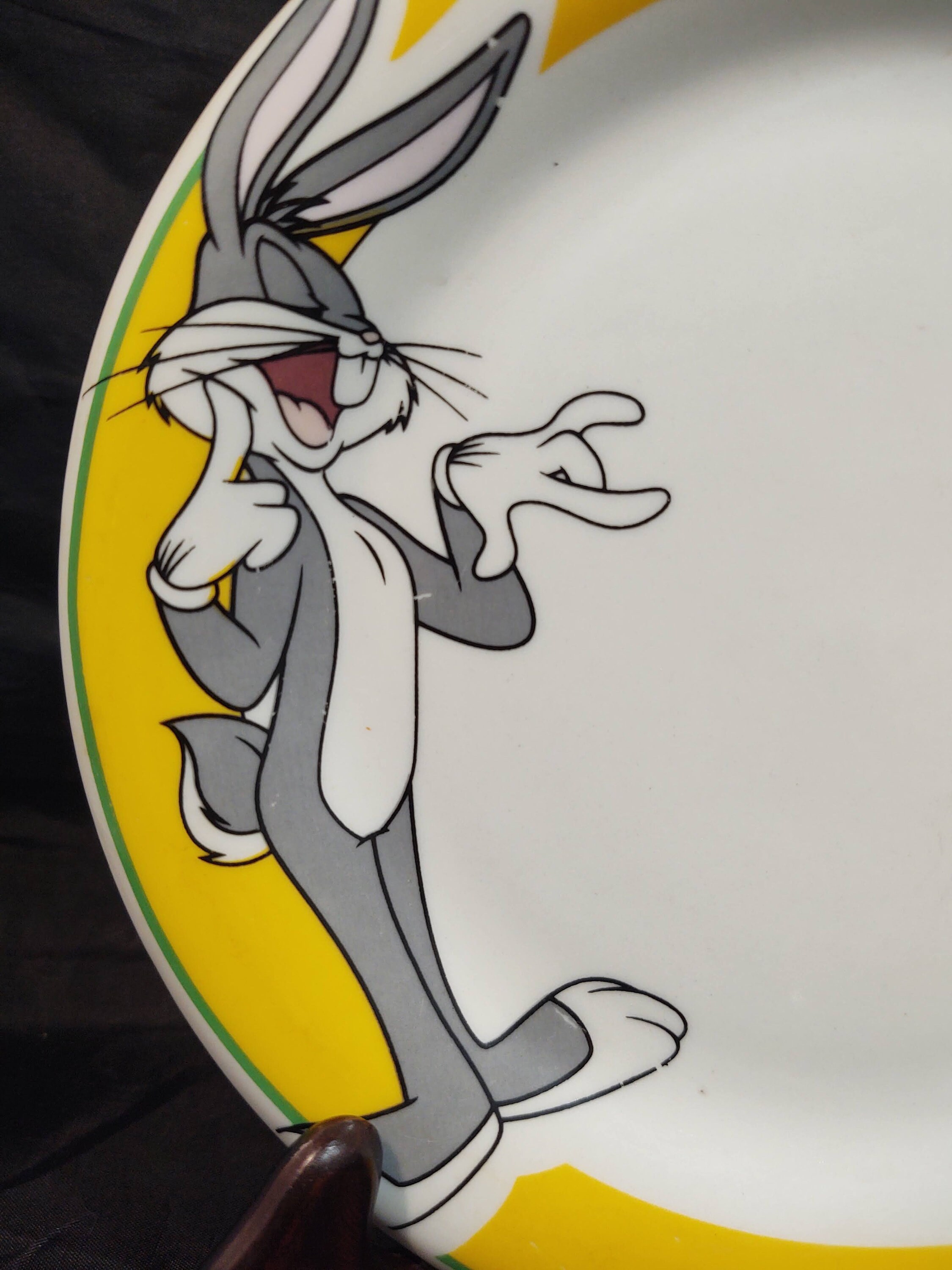 1998 Bugs Bunny Looney Tunes Plate - Etsy