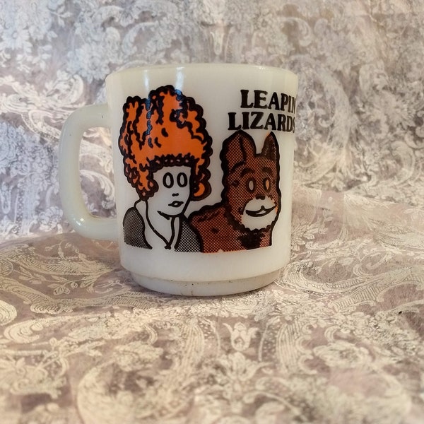 Glasbake Little Orphan Annie Mug