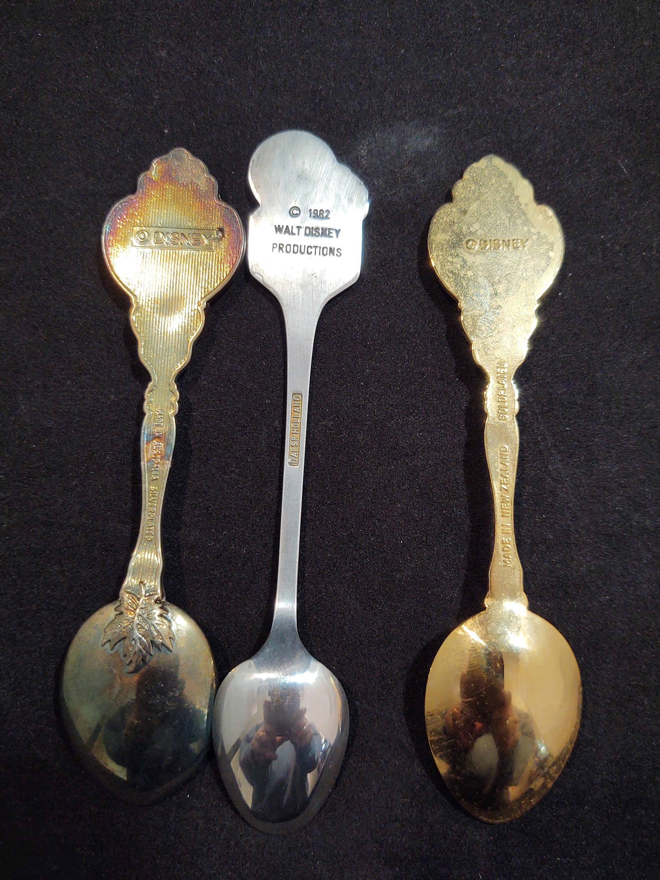 Set of 3 Vintage Walt Disney Souvenir Spoons - Etsy