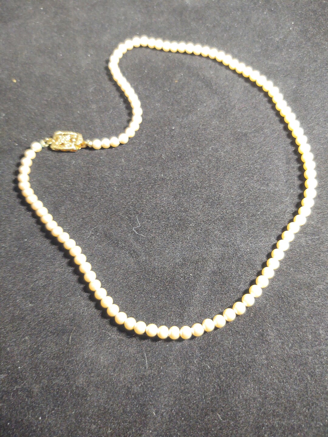 Vintage Monet Faux Pearl 16'' Necklace - Etsy