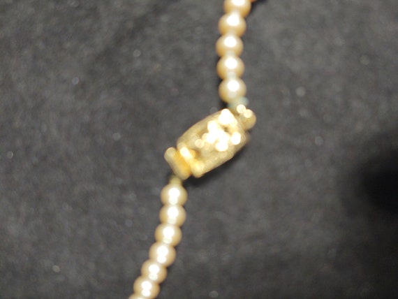 Vintage Monet Faux Pearl 16'' Necklace - image 8