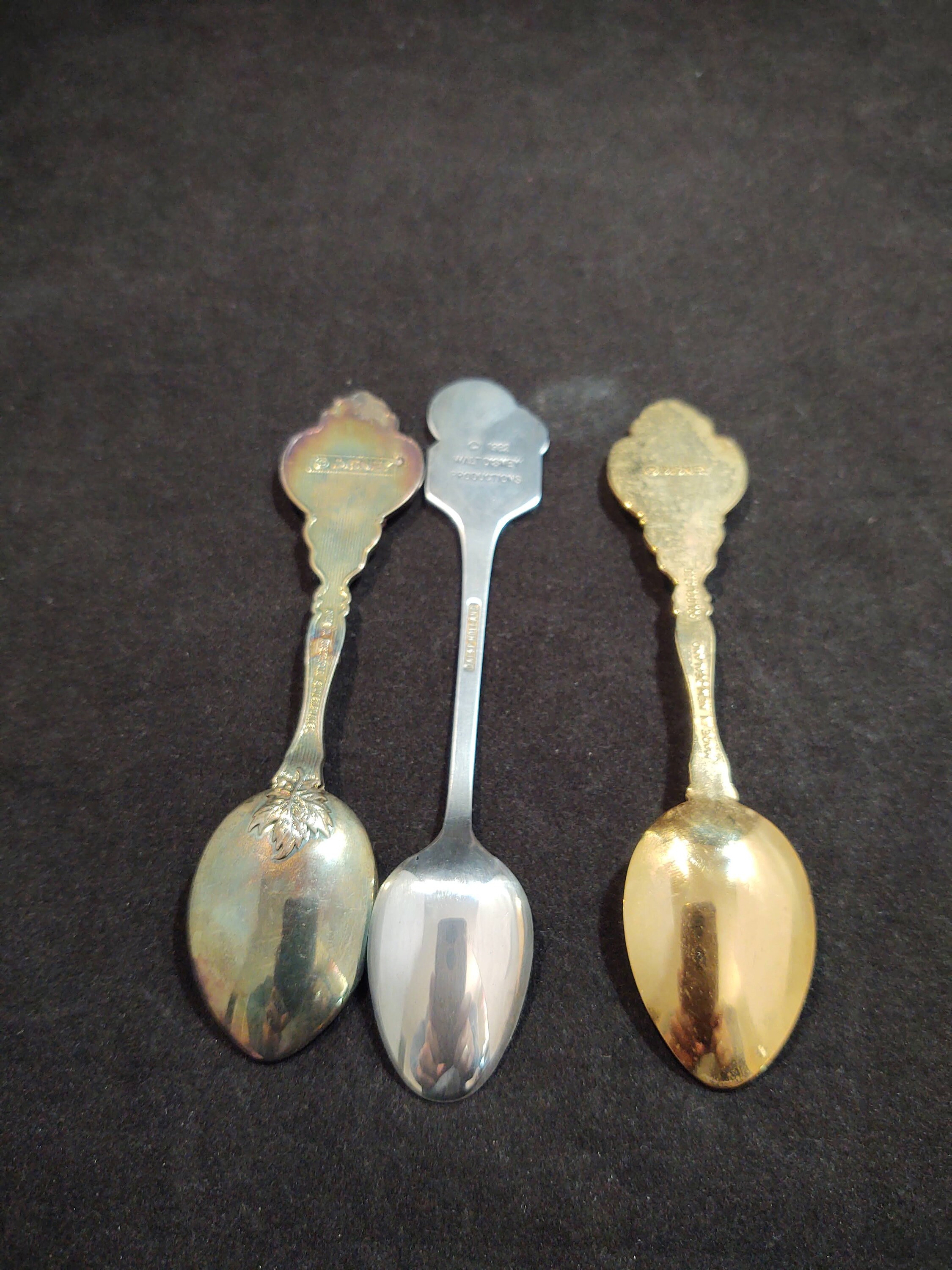 Set of 3 Vintage Walt Disney Souvenir Spoons - Etsy