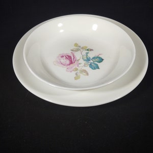 Vintage Frühstücksteller und Schale von Samuel Radford LTD England