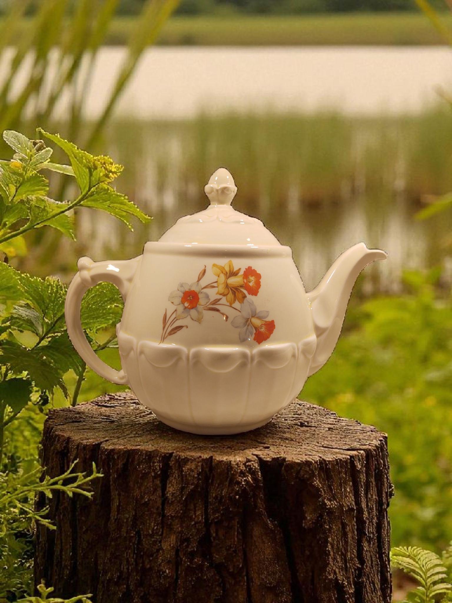 Vintage Hall China Drip-o-lator Jonquil 9 Cup Coffee Pot With