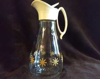 Pyrex Promotional Log Cabin Syrup Pitcher