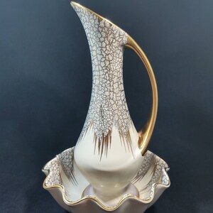 Vintage 1118/16 Small Ewer and Bowl from Germany